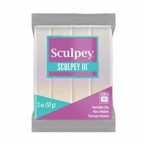 Sculpey III Oven-Bake Clay (2oz bar) - Pearl